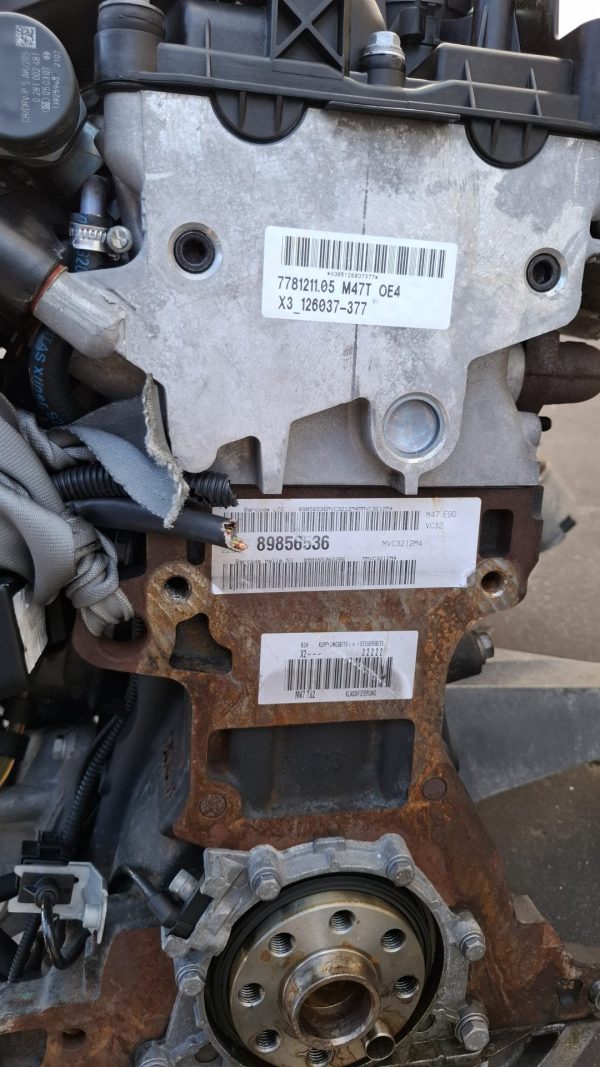 motor BMW M47 E90 204d4 - Image 3
